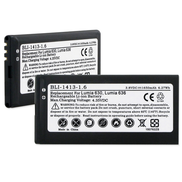 BLI-1413-1.6 Li-Ion Battery - Rechargable Ultra High Capacity (Li-Ion 3.8V 1650 mAh) - Replacement For Nokia BL-5H Cellphone Battery