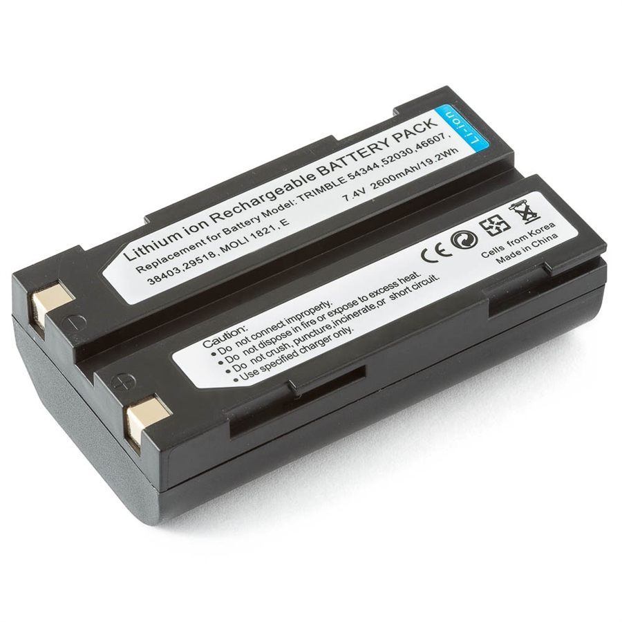 Li-Ion Battery - Rechargeable Ultra High Capacity (Li-Ion 7.4V 2600mAh) - Replacement For TRIMBLE 52030 GPS Battery
