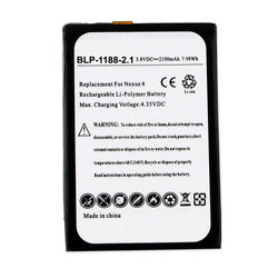 BLP-1188-2.1 Li-Pol Battery - Rechargable Ultra High Capacity (Li-Pol 3.7V 2100 mAh) - Replacement For LG BL-T5 Cellphone Battery