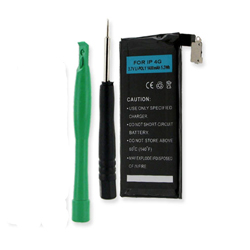 BLP 1275-1.4 Li-Pol Battery - Rechargable Ultra High Capacity (1400 mAh) - Replacement For Apple iPhone 4 Cellphone Battery