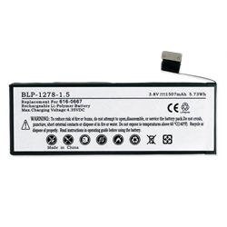 BLP-1278-1.5 Li-Pol Battery - Rechargable Ultra High Capacity (Li-Pol 3.8V 1510 mAh) - Replacement For Apple 616-0667 Cellphone Battery