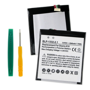 BLP-1332-2.1 Li-Pol Battery - Rechargable Ultra High Capacity (Li-Pol 3.8V 2040 mAh ) - Replacement For HTC B0P9O100 Battery