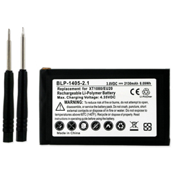 BLP-1405-2.1 Li-Pol Internal Battery - Rechargable Ultra High Capacity (Li-Pol 3.8V 2130 mAh) - Replacement For Motorola EU20 Cellphone Battery - Installtion Tools Included