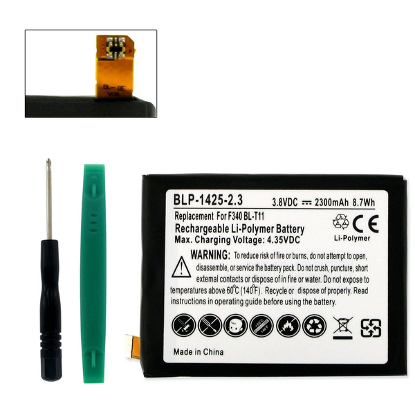 BLP-1425-2.3 LI-POL Battery - Rechargeable Ultra High Capacity (LI-POL 3.8V 2300mAh) - Replacement For LG BL-T11    Cellphone Battery - Installation Tools Included