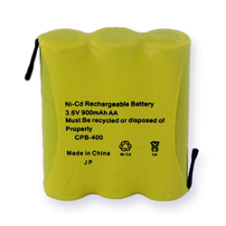 EM-CPB-400 - Ni-CD 1X3AA, 3.6 Volt, 900 mAh, Ultra Hi-Capacity Battery - Replacement Battery for Rechargeable Cordless Phone Battery