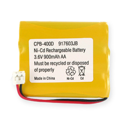EM-CPB-400D - Ni-CD, 3.6 Volt, 900 mAh, Ultra Hi-Capacity Battery - Replacement Battery for  Cordless Phone