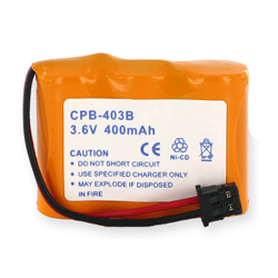 EM-CPB-403B - Ni-CD, 3.6 Volt, 400 mAh, Ultra Hi-Capacity Battery - Replacement Battery for At&t/Avaya 2C1 Cordless Phone Battery
