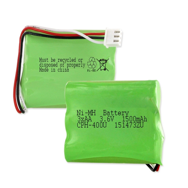 CPH-400U - NiMh, 3.6 Volt, 1500 mAh, Ultra Hi-Capacity Battery - Replacement Battery for HUWEI HGB-15AAX3 Cordless Phone Battery