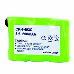 EM-CPH-403C - Ni-MH 1X3-2/3AA/C, 3.6 Volt, 600 mAh, Ultra Hi-Capacity Battery - Replacement Battery for Rechargeable Cordless Phone Battery