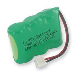 EM-CPH-403D - Ni-MH 1X3-2/3AA/D, 3.6 Volt, 750 mAh, Ultra Hi-Capacity Battery - Replacement Battery for Rechargeable Cordless Phone Battery