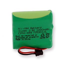EM-CPH-459 - Ni-MH, 3.6 Volt, 1200 mAh, Ultra Hi-Capacity Battery - Replacement Battery for Panasonic HHR-P401 Cordless Phone Battery