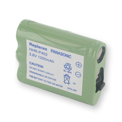 EM-CPH-487 - Ni-MH, 3.6 Volt, 1200 mAh, Ultra Hi-Capacity Battery - Replacement Battery for Panasonic HHR-P402  Cordless Phone Battery