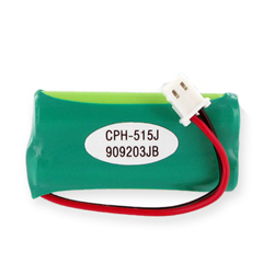 EM-CPH-515J - Ni-MH 2xAAA J connector, 2.4 Volt, 750 mAh, Ultra Hi-Capacity Battery - Replacement Battery for Rechargeable Cordless Phone Battery