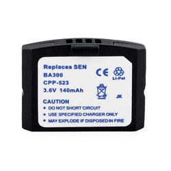 EM-CPP-523 - Li-Pol, 3.6 Volt, 140 mAh, Ultra Hi-Capacity Battery - Replacement Battery for Sennheiser BA300  Cordless Phone Battery