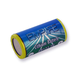 CR123BK 3V Lithium Battery - Replacement For Streamlight Flashlight Battery