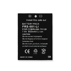 FRS-001-LI Lithium-Ion Battery - Rechargeable Ultra High Capacity (700 mAh) - replacement for Cobra BK-70128, MN-0160001 Battery