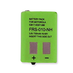 FRS-010-NH Ni-MH Battery - Rechargeable Ultra High Capacity (700 mAh) - replacement for Motorola 53617 Battery
