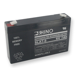 SLA7-6 Sealed Lead Acid Battery (6 Volt, 7 Ah) Ultra High Capacity