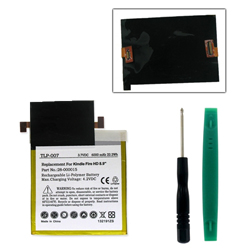 TLP-007 Li-Pol Battery - Rechargable Ultra High Capacity (Li-Pol 3.7V 6000 mAh) - Replacement For S2012-002-D Tablet Battery - Installation Tools Included