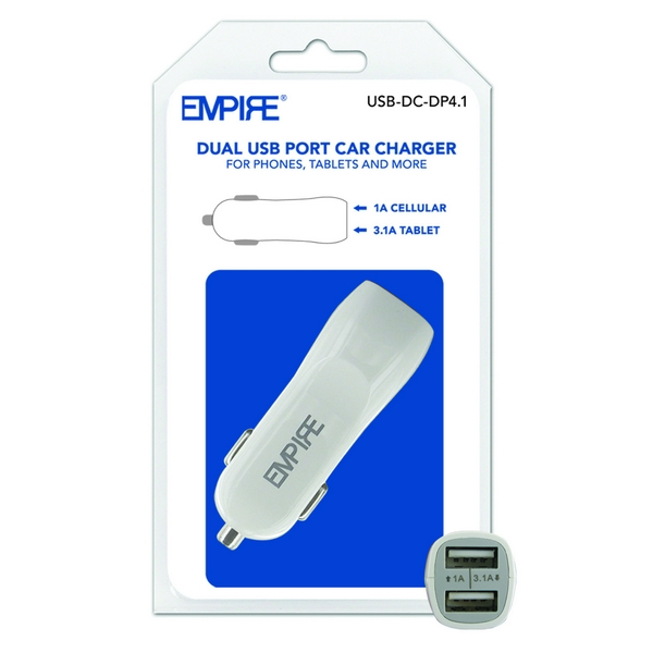USB-DC-DP4.1  dual usb port 1A/3.1A car charger