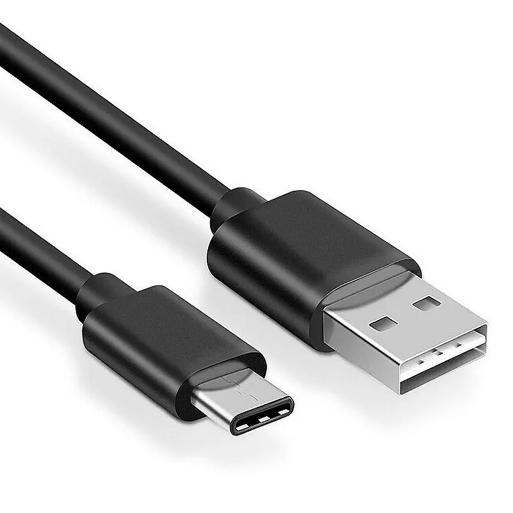 TYPE-C TO USB-A BLACK 3FT DATA CABLE