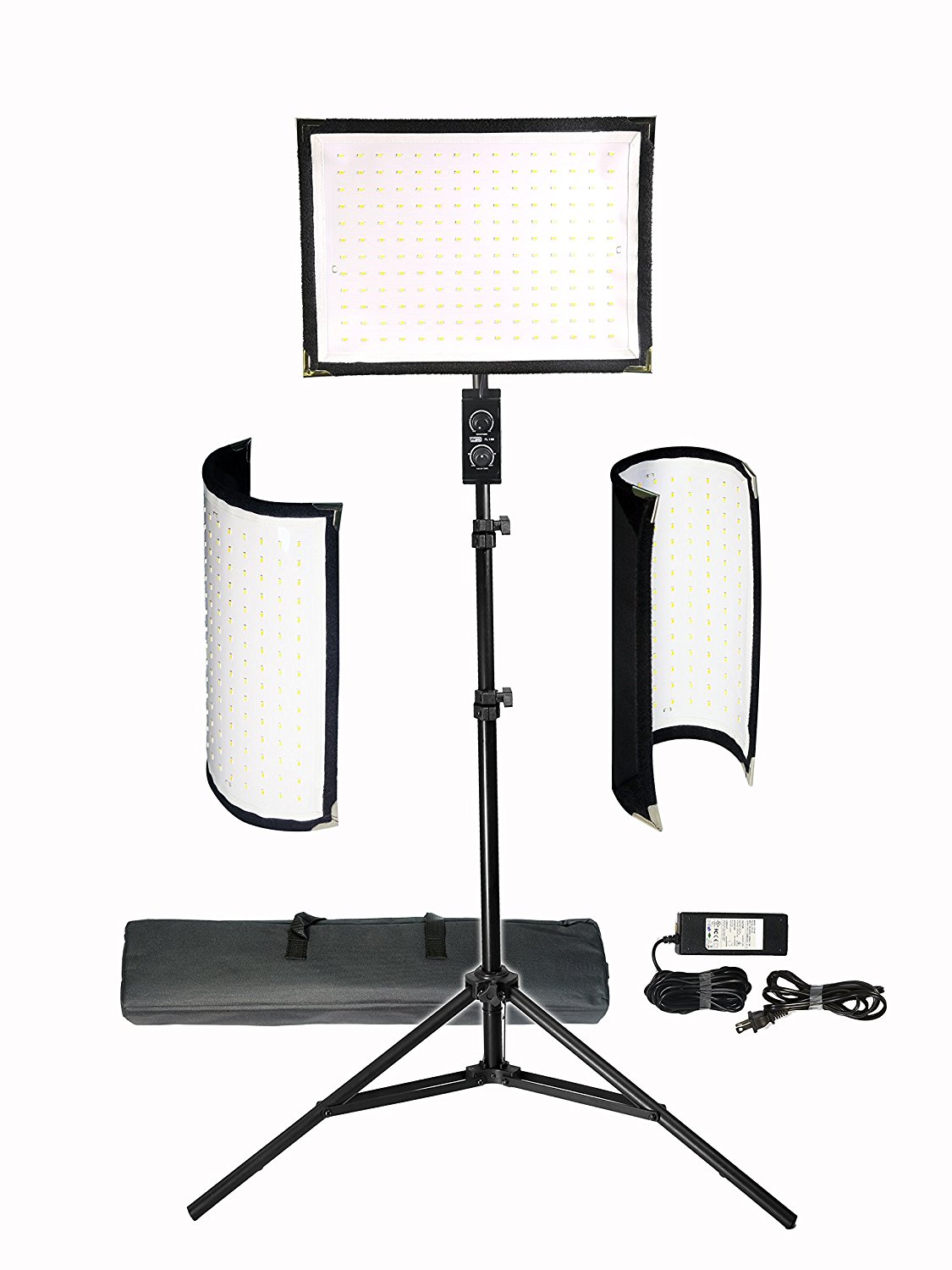 FL-180 Flexible Vari-Color LED Light Panel Kit with Stand