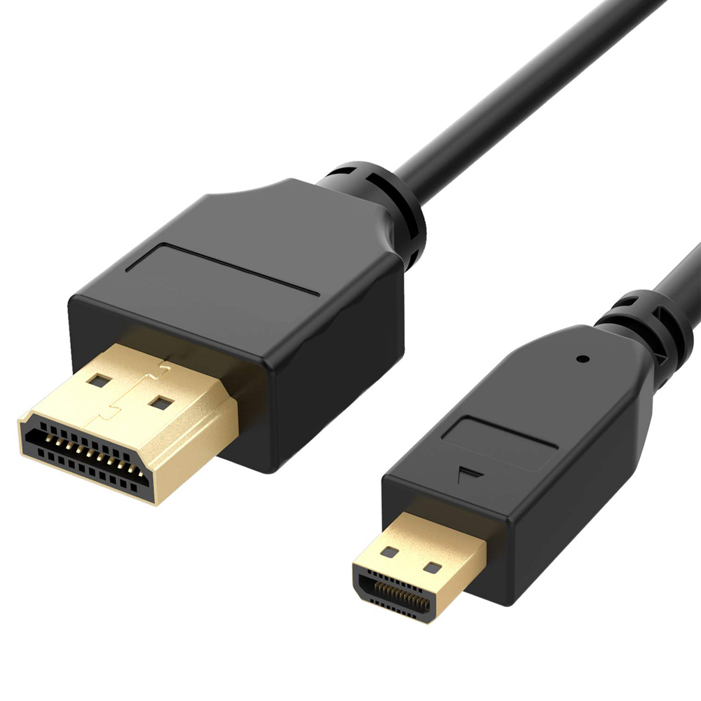 5 Foot High Definition Micro HDMI (Type D) To HDMI (Type A) Cable