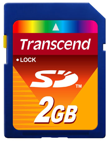 2GB Standard Secure Digital (SD) Memory Card