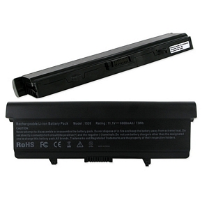 LTLI-9224-6.6 LI-ION Battery - Rechargeable Ultra High Capacity (LI-ION 11.1V 6600mAh) - Replacement For Dell 11.1V 6600MAH Laptop Battery