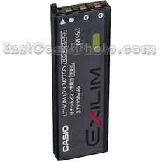 Casio NP-50 Lithium Ion Rechargeable Battery (3.7 volt - 950 mAh)