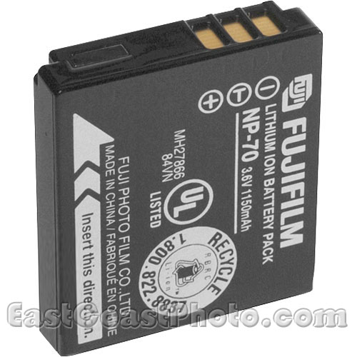 Fuji - NP-70 Lithium Ion Rechargeable Battery (3.6 volt - 1150 mAh)