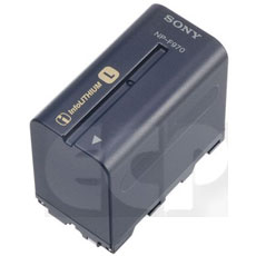 Sony NP-F970,Lithium Ion Rechargeable  Battery Pack (7.2v, 6600mAh)
