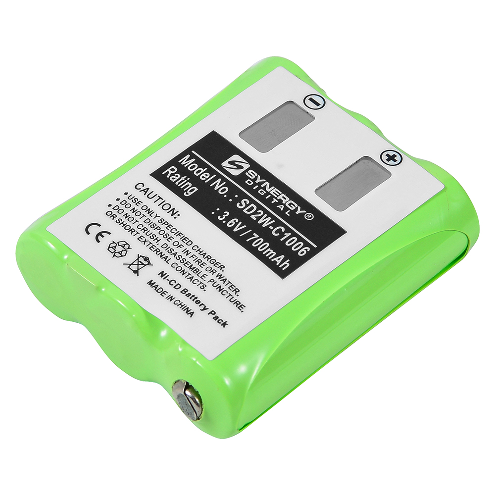 SD2W-C1006 Ni-CD Battery - Rechargeable Ultra High Capacity (700 mAh) - replacement for Motorola 53615 Battery