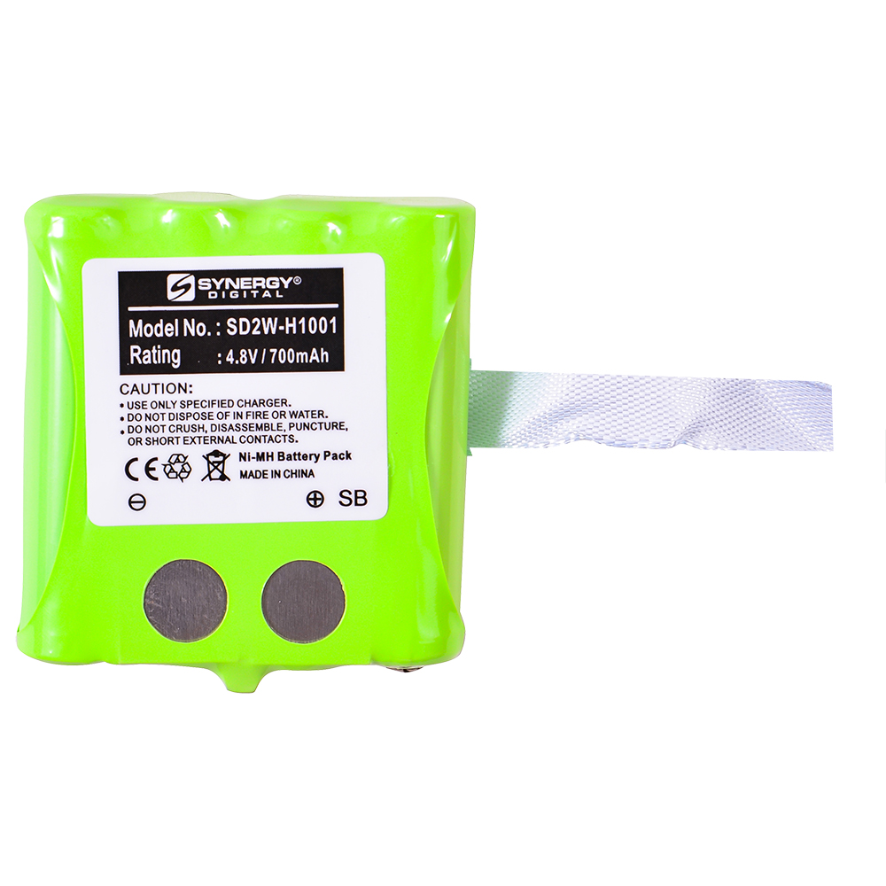 SD2W-H1001 Ultra High Capacity (Ni-MH 4.8V 700mAh) 2-Way Radio Battery - replacement for Motorola M370H1A Battery
