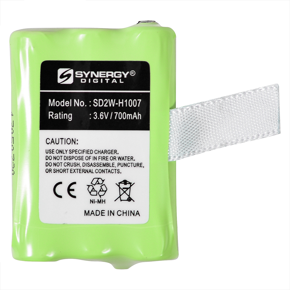 SD2W-H1007 Ni-MH Battery - Rechargeable Ultra High Capacity (700 mAh) - replacement for Motorola 53617 Battery