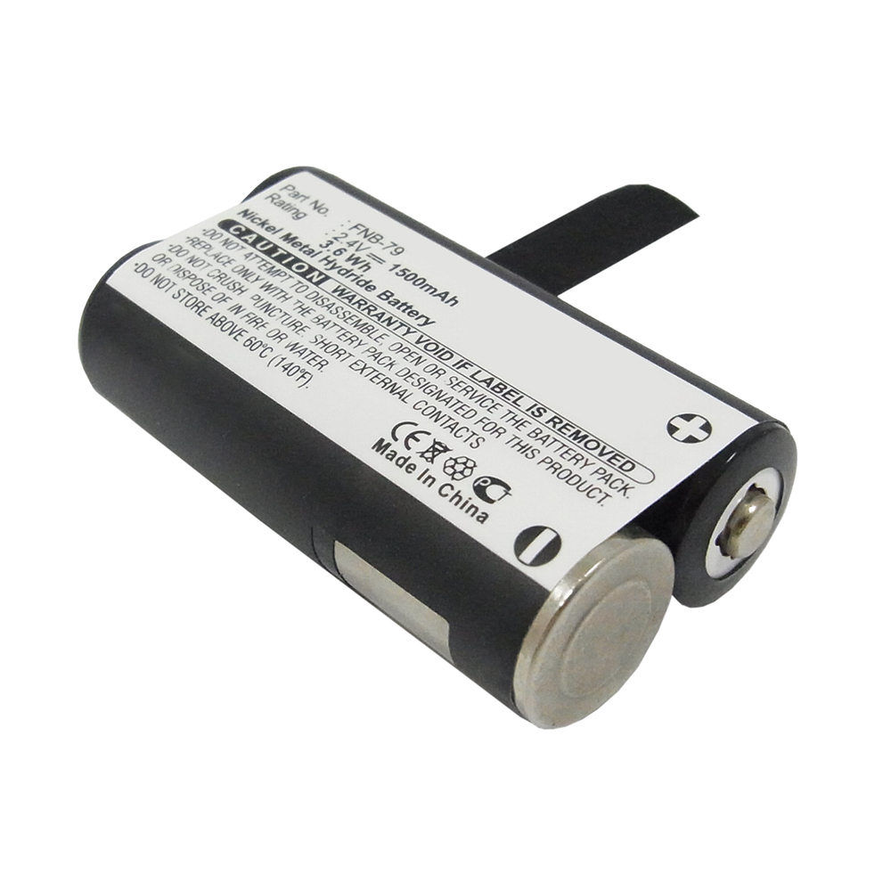 Synergy Digital 2-Way Radio Battery, Compatible with YAESU FNB-79 2-Way Radio Battery (2.4V, Ni-MH, 1500mAh)
