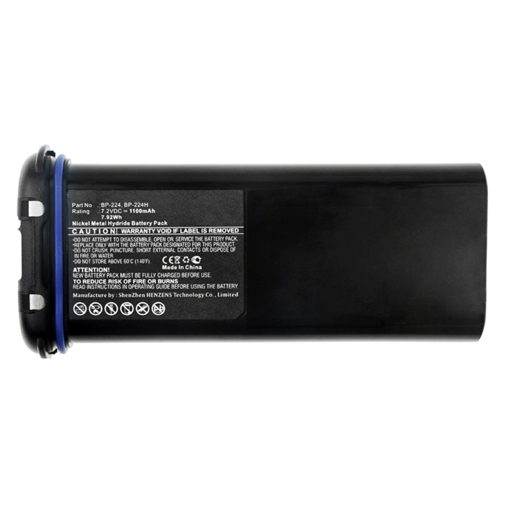 Synergy Digital 2-Way Radio Battery, Compatible with Icom BP-224 2-Way Radio Battery (Ni-MH, 7.2V, 1100mAh)