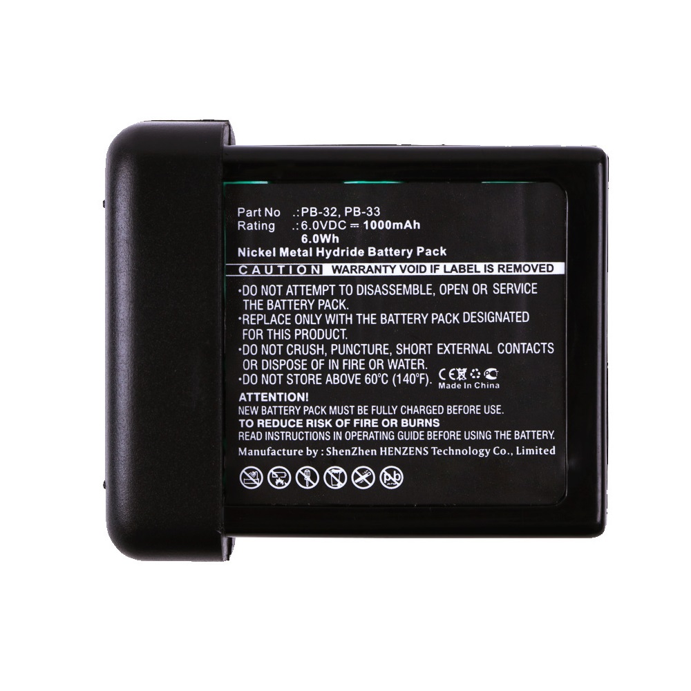 Synergy Digital 2-Way Radio Battery, Compatible with Kenwood PB-32 2-Way Radio Battery (Ni-MH, 6V, 1000mAh)