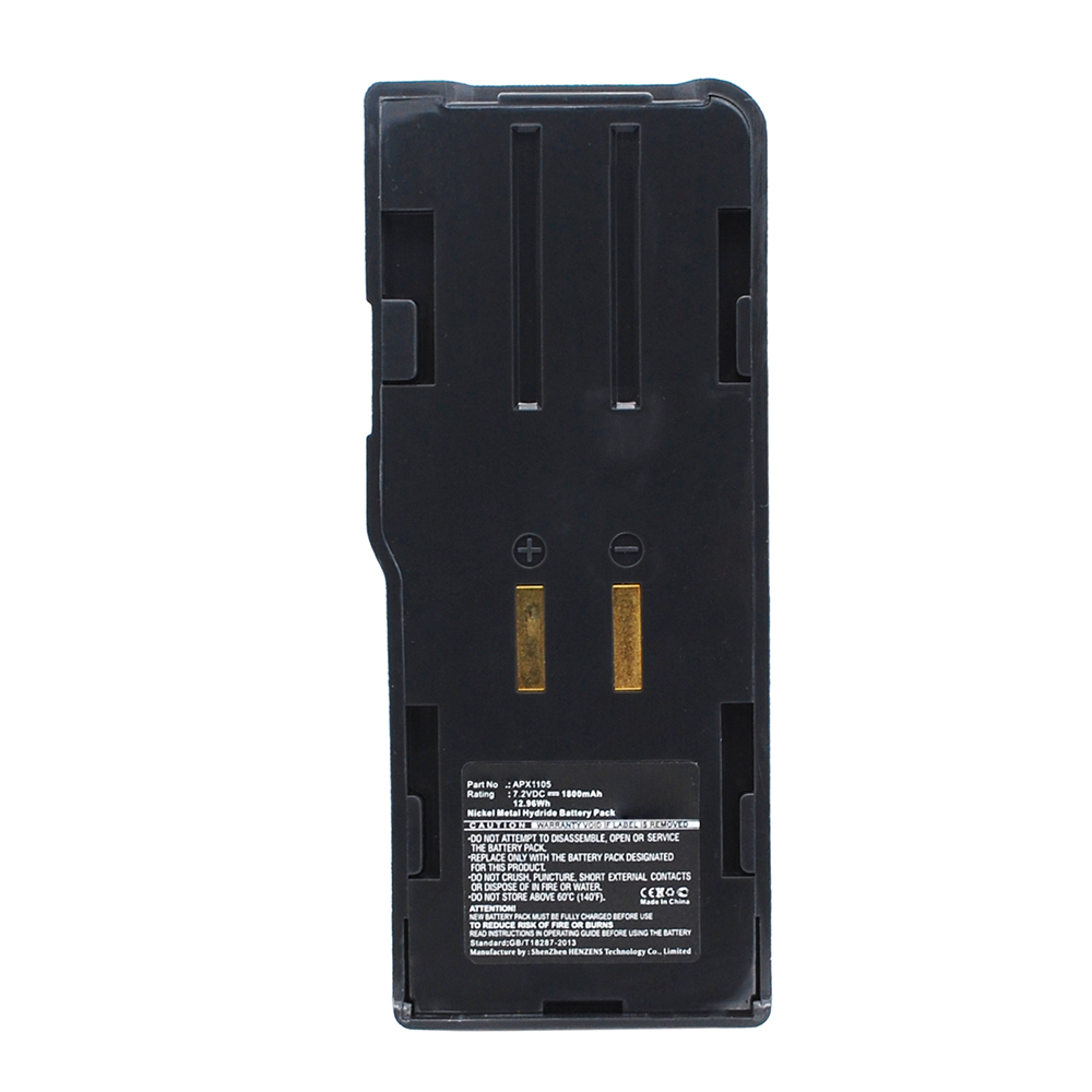 Synergy Digital 2-Way Radio Battery, Compatible with Uniden APX1105 2-Way Radio Battery (Ni-MH, 7.2V, 1800mAh)