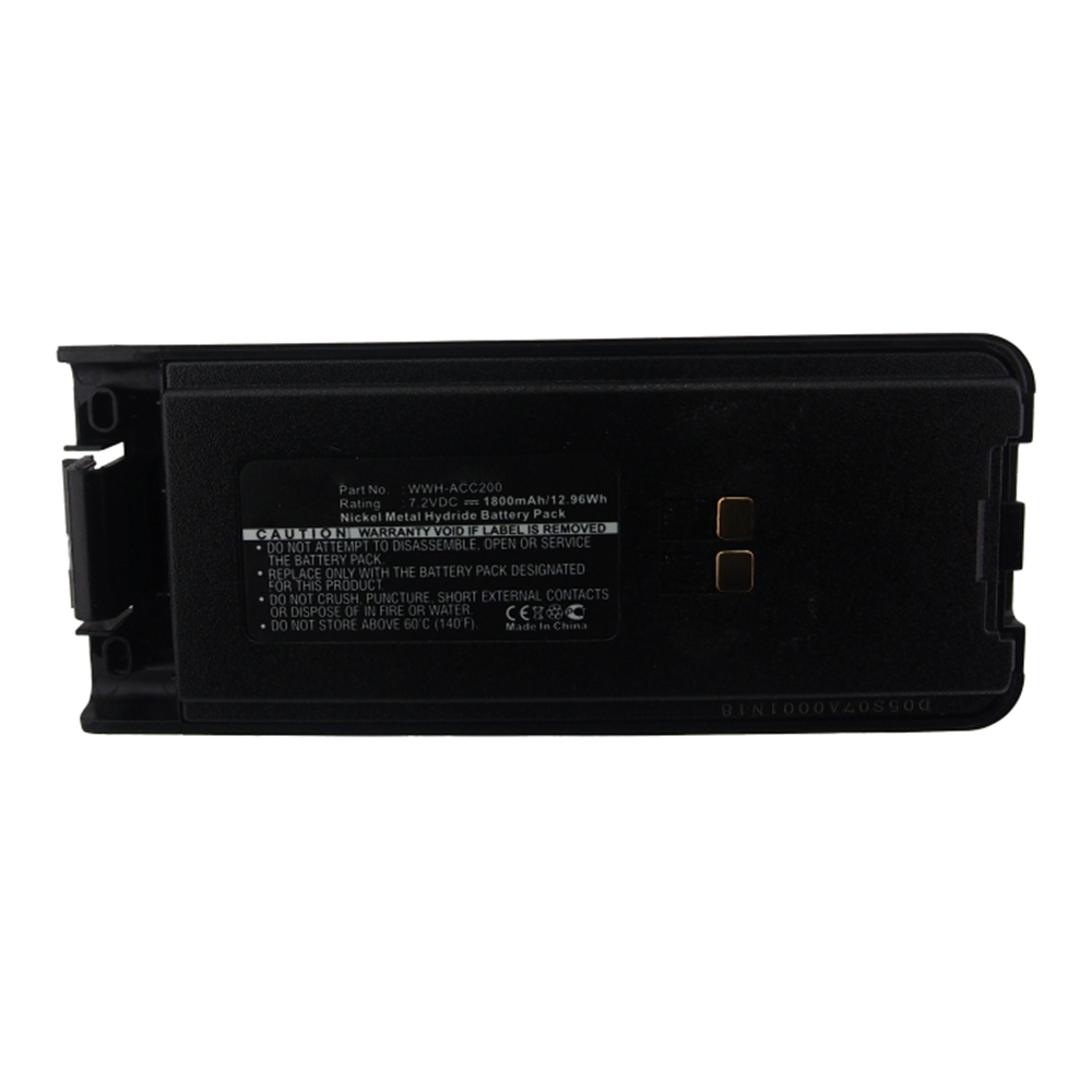 Synergy Digital 2-Way Radio Battery, Compatible with WWH-ACC200 2-Way Radio Battery (7.2V, Ni-MH, 1800mAh)