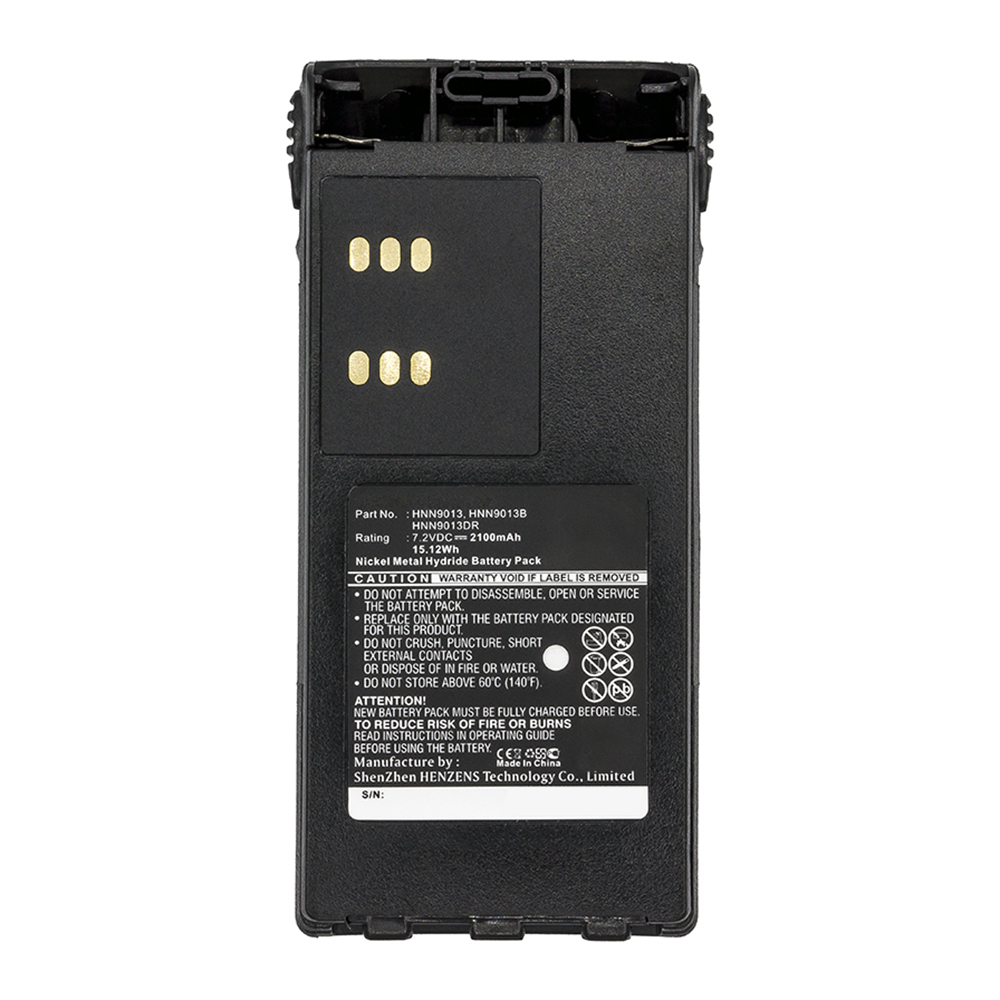 Synergy Digital 2-Way Radio Battery, Compatible with Motorola HMNN4151 2-Way Radio Battery (Ni-MH, 7.2V, 2100mAh)