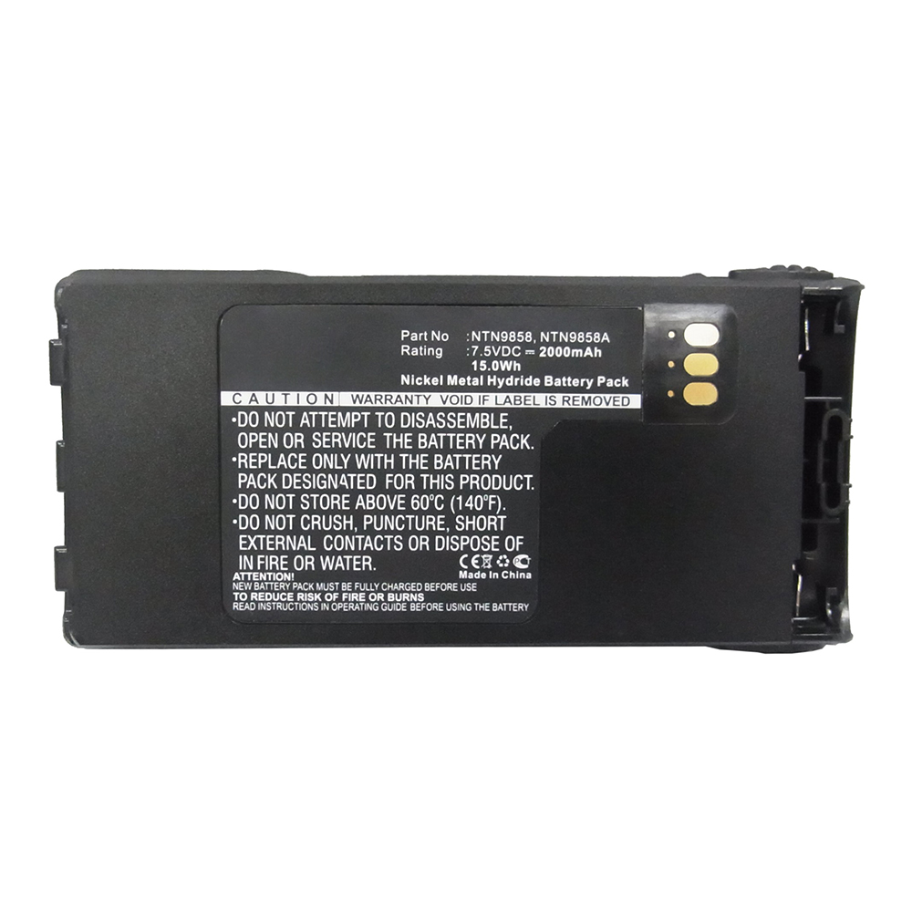 Synergy Digital 2-Way Radio Battery, Compatible with Motorola HNN9815 2-Way Radio Battery (Ni-MH, 7.5V, 2000mAh)