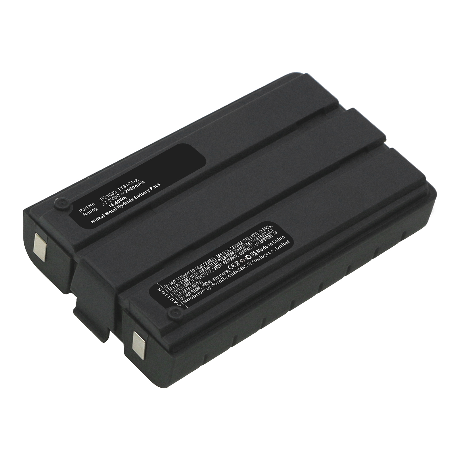 Synergy Digital 2-Way Radio Battery, Compatible with Tait BZ1032 2-Way Radio Battery (Ni-MH, 7.2V, 2000mAh)