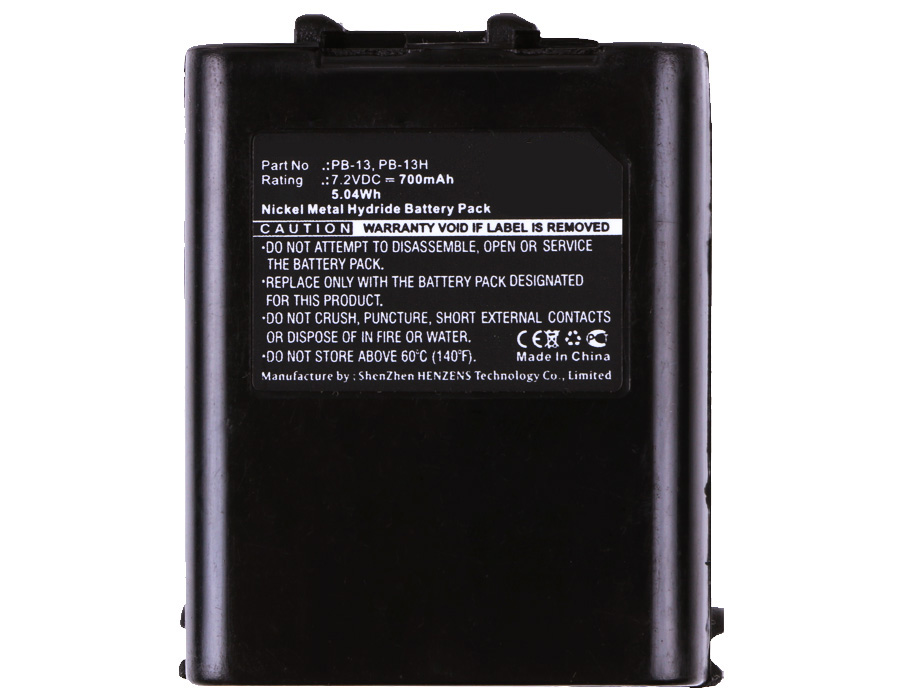 Synergy Digital 2-Way Radio Battery, Compatible with Kenwood PB-13, PB-13H, PB-14, PB-15, PB-17, PB-18 2-Way Radio Battery (7.2V, Ni-MH, 700mAh)