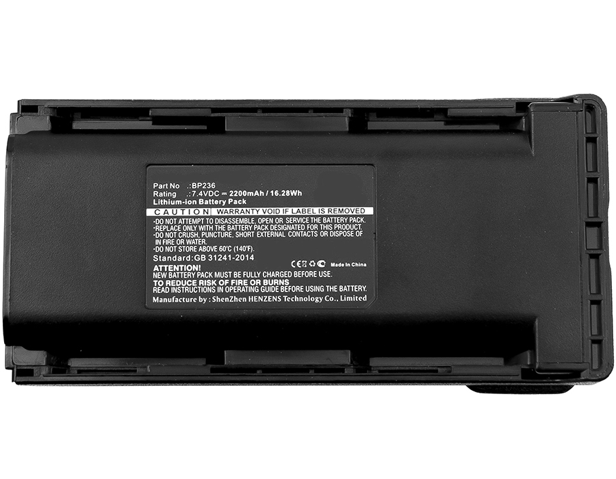 Synergy Digital 2-Way Radio Battery, Compatible with ICOM BP-235 2-Way Radio Battery (Li-ion, 7.4V, 2200mAh)