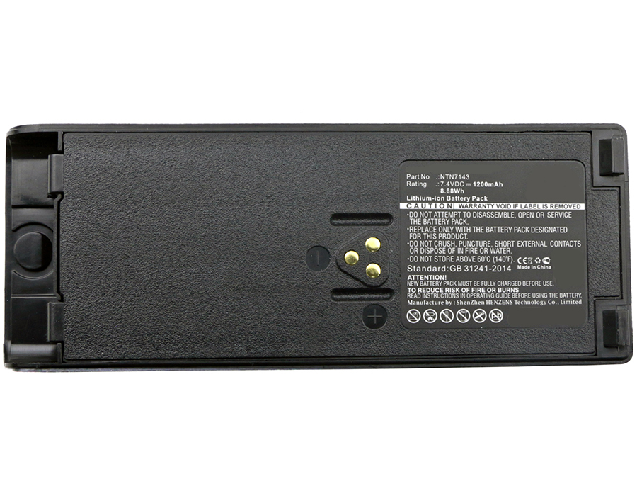 Synergy Digital 2-Way Radio Battery, Compatible with Motorola FuG11b 2-Way Radio Battery (Li-ion, 7.4V, 1200mAh)