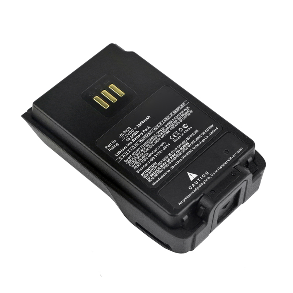 Synergy Digital 2-Way Radio Battery, Compatible with Hytera BL2020 2-Way Radio Battery (7.2V, Li-ion, 2500mAh)