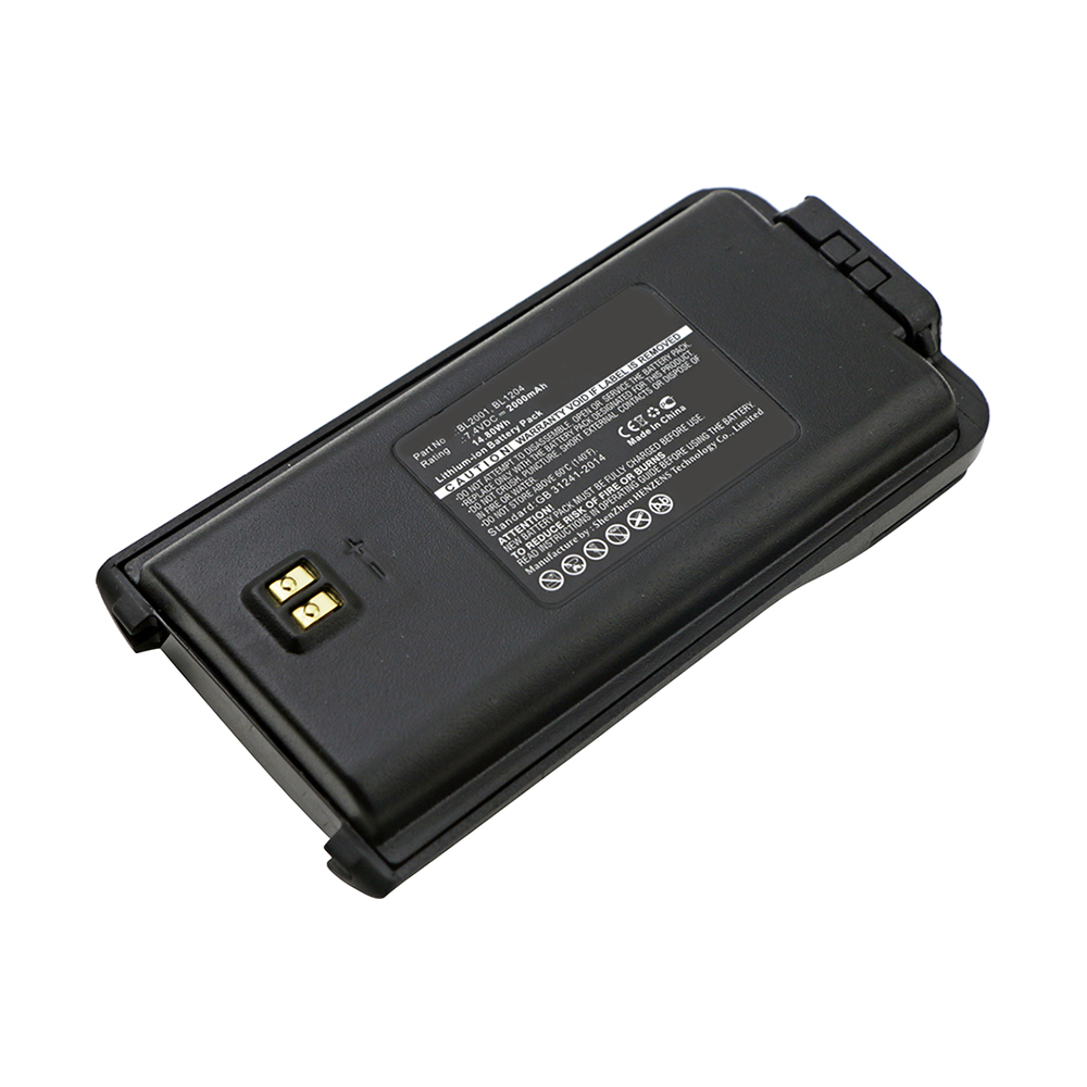 Synergy Digital 2-Way Radio Battery, Compatible with HYT BL1204, BL2001 2-Way Radio Battery (7.4V, Li-ion, 2000mAh)