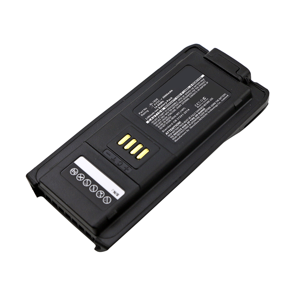Synergy Digital 2-Way Radio Battery, Compatible with HYT BL1806 2-Way Radio Battery (7.4V, Li-ion, 2000mAh)