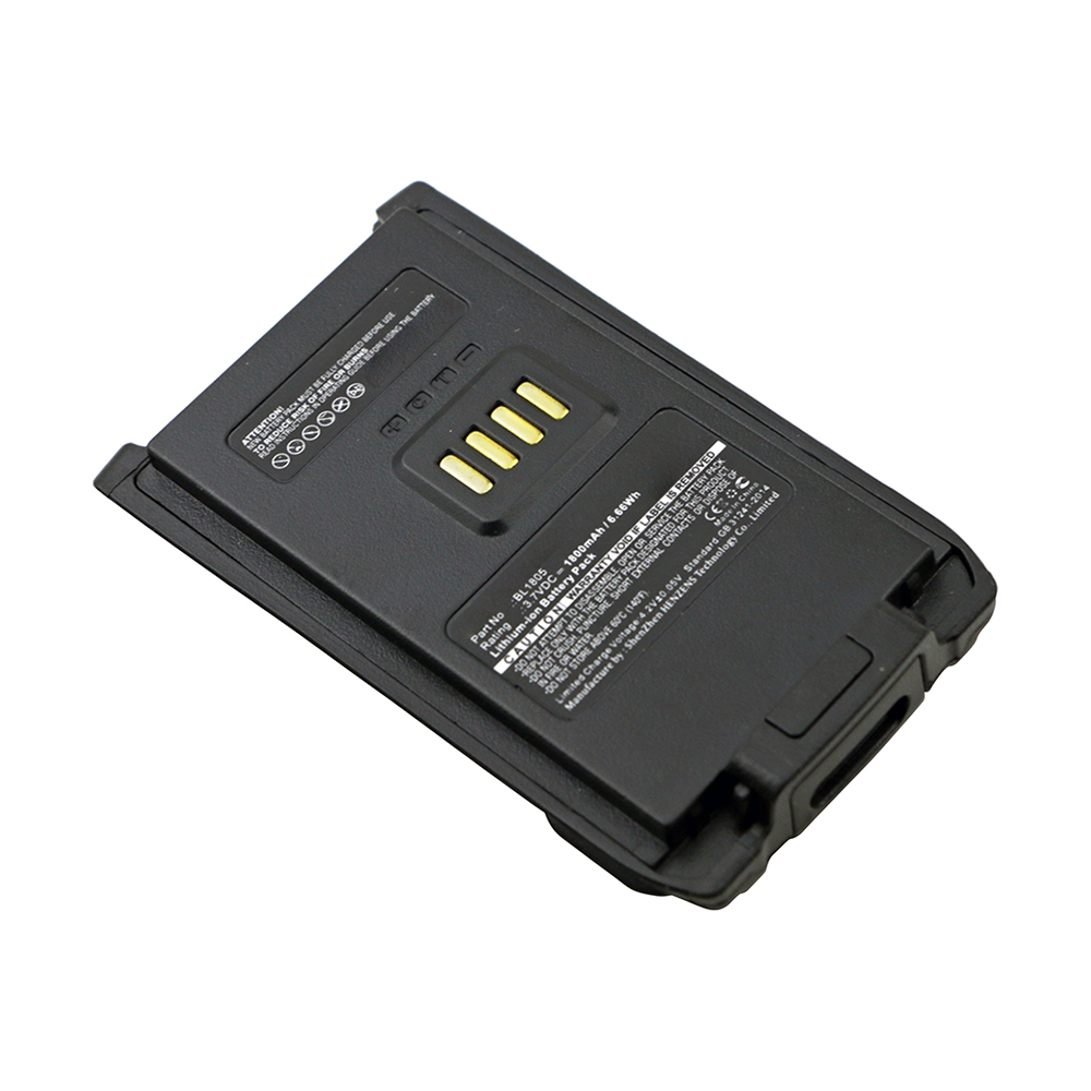 Synergy Digital 2-Way Radio Battery, Compatible with HYT BL1805 2-Way Radio Battery (3.7V, Li-ion, 1800mAh)